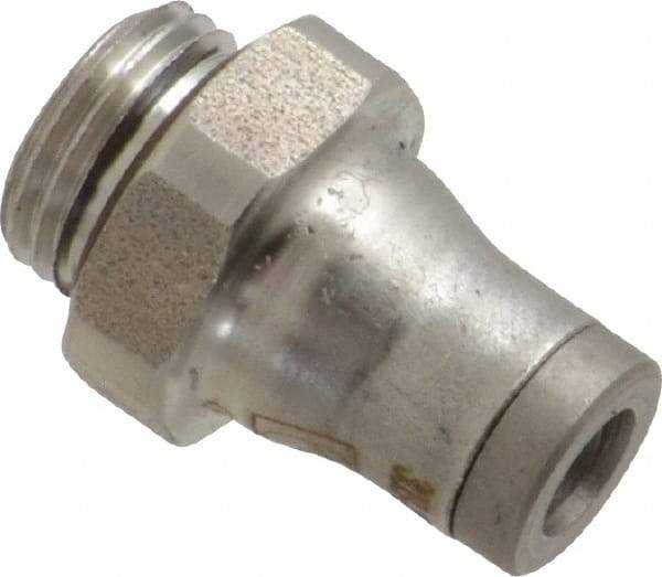 Legris - 4mm Outside Diam, 1/8 BSPP, Nylon Push-to-Connect Male Connector - 435 Max psi, Tube to Male BSPP Connection, FKM O-Ring - Benchmark Tooling