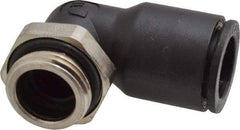 Legris - 12mm OD, 3/8 BSPP, Nylon/Nickel Plated Brass Push-to-Connect Male Elbow - 290 Max psi - Benchmark Tooling