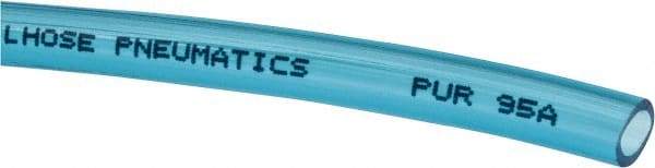 Coilhose Pneumatics - 6mm OD, Cut to Length (1000' Standard Length) Polyurethane Tube - Transparent Blue, 125 Max psi, 95 Hardness - Benchmark Tooling