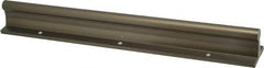 Pacific Bearing - 1/2" Shaft Diam, 1-1/2" Base Width, Ceramic Coated, Aluminum Shaft, Aluminum Rail, Round Shaft Assemblies - 0.17" Mounting Hole Diam, 12" Long - Benchmark Tooling