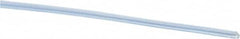 Made in USA - 1/64" ID x 0.033" OD, Cut to Length (500' Standard Length) PTFE Tube - Natural White, 60 Hardness - Benchmark Tooling