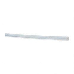 Made in USA - 0.076" ID x 0.1" OD, 0.012" Wall Thickness, Cut to Length (500' Standard Length) PTFE Tube - Natural White, 60 Hardness - Benchmark Tooling