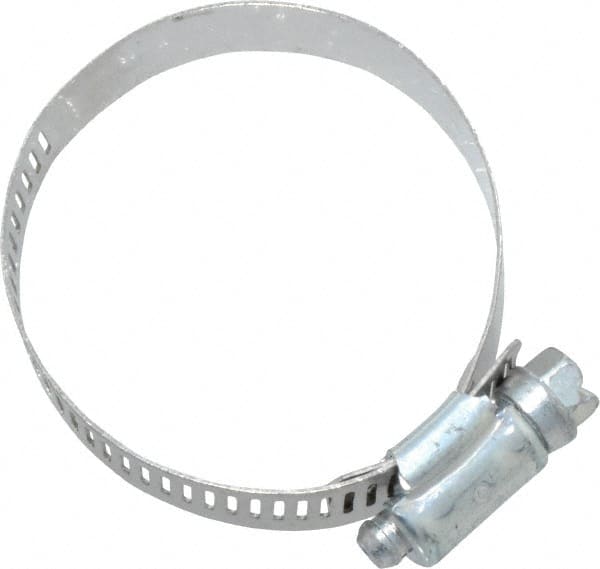 IDEAL TRIDON - SAE Size 28, 1-5/16 to 2-1/4" Diam, Carbon Steel Worm Drive Clamp - 1/2" Wide, Series 600 - Benchmark Tooling