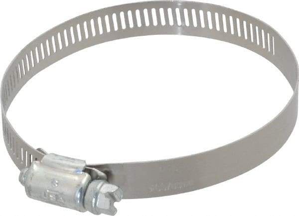 IDEAL TRIDON - SAE Size 48, 2-9/16 to 3-1/2" Diam, Carbon Steel Worm Drive Clamp - 1/2" Wide, Series 600 - Benchmark Tooling