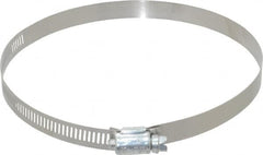 IDEAL TRIDON - SAE Size 88, 4-1/16 to 6" Diam, Carbon Steel Worm Drive Clamp - 1/2" Wide, Series 600 - Benchmark Tooling