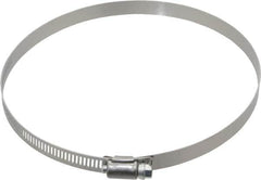 IDEAL TRIDON - SAE Size 104, 5 to 7" Diam, Carbon Steel Worm Drive Clamp - 1/2" Wide, Series 600 - Benchmark Tooling