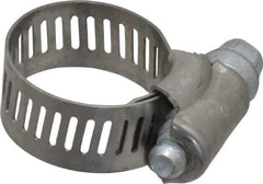 IDEAL TRIDON - SAE Size 8, 7/16 to 1" Diam, Stainless Steel Worm Drive Clamp - 1/2" Wide, Material Grade 201, Series 611 - Benchmark Tooling