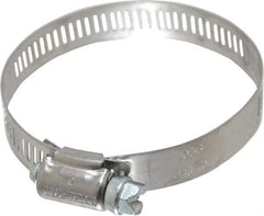 IDEAL TRIDON - SAE Size 36, 1-13/16 to 2-3/4" Diam, Stainless Steel Worm Drive Clamp - 1/2" Wide, Material Grade 201, Series 611 - Benchmark Tooling