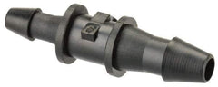 Made in USA - 1/8 x 3/32" Barb, Nylon Single Barbed Tube Reducer - Black - Benchmark Tooling