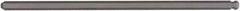 Bondhus - 3/8" Ball End Hex Screwdriver Bit - 3/8" Drive, 8" OAL - Benchmark Tooling