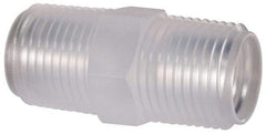 Made in USA - 3/8 NPT Polypropylene Threaded Tube Fitting - Natural - Benchmark Tooling