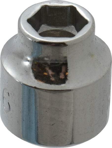 Proto - 5/16", 3/8" Drive, Standard Hand Socket - 6 Points, 3/4" OAL, Chrome Finish - Benchmark Tooling