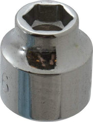Proto - 5/16", 3/8" Drive, Standard Hand Socket - 6 Points, 3/4" OAL, Chrome Finish - Benchmark Tooling