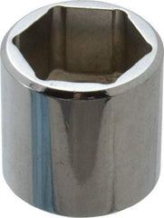 Proto - 11/16", 3/8" Drive, Standard Hand Socket - 6 Points, 15/16" OAL, Chrome Finish - Benchmark Tooling
