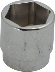 Proto - 3/4", 3/8" Drive, Standard Hand Socket - 6 Points, 15/16" OAL, Chrome Finish - Benchmark Tooling