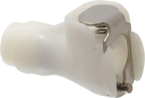 CPC Colder Products - 1/8" Nominal Flow, 10-32 Thread, Female, Inline Threaded-Female Socket - 120 Max psi, -40 to 180°F, Acetal Coupling, Buna-N O-Ring - Benchmark Tooling