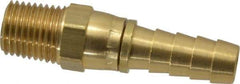 Dixon Valve & Coupling - 1/4 NPTF Thread Hose Barb x Male Swivel NPT Connector - 3/8" ID Hose, Brass - Benchmark Tooling