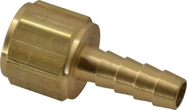 Dixon Valve & Coupling - 3/8 NPTF Thread Hose Barb x Female NPT Connector - 5/16" ID Hose, Brass - Benchmark Tooling