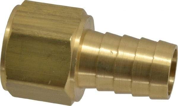 Dixon Valve & Coupling - 3/4 NPTF Thread Hose Barb x Female NPT Connector - 3/4" ID Hose, Brass - Benchmark Tooling