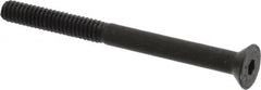 Value Collection - 1/4-20 UNC Hex Socket Drive, 82° Flat Screw - Alloy Steel, Black Oxide Finish, Partially Threaded, 3" OAL - Benchmark Tooling