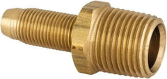 Dixon Valve & Coupling - 1/2 NPTF, Reusable Hose Male Stem - 3/8" Hose ID - Benchmark Tooling