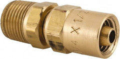 Dixon Valve & Coupling - 3/8 NPTF, Reusable Hose Male Fitting - 1/4" Hose ID x 1/2" Hose OD - Benchmark Tooling