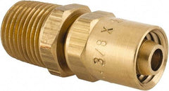 Dixon Valve & Coupling - 1/2 NPTF, Reusable Hose Male Fitting - 3/8" Hose ID x 5/8" Hose OD - Benchmark Tooling