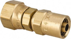 Dixon Valve & Coupling - 3/8 NPSM, Reusable Hose Female Swivel Fitting - 1/4" Hose ID x 1/2" Hose OD - Benchmark Tooling