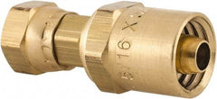 Dixon Valve & Coupling - 1/4 NPSM, Reusable Hose Female Swivel Fitting - 5/16" Hose ID x 5/8" Hose OD - Benchmark Tooling