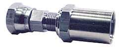 Dixon Valve & Coupling - 1/4 NPSM, Reusable Hose Female Swivel Fitting - 1/4" Hose ID x 5/8" Hose OD - Benchmark Tooling