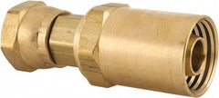 Dixon Valve & Coupling - 1/2 NPSM, Reusable Hose Female Swivel Fitting - 1/2" Hose ID x 7/8" Hose OD - Benchmark Tooling