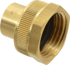 Dixon Valve & Coupling - 1/4 NPTF & 3/4 NH Garden Hose Fitting - Brass, Female Hose to Female Pipe Connector - Benchmark Tooling