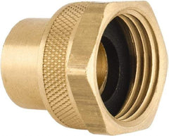 Dixon Valve & Coupling - 3/8 NPTF & 3/4 NH Garden Hose Fitting - Brass, Female Hose to Female Pipe Connector - Benchmark Tooling