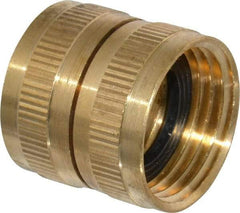 Cerro - 3/4 NH Garden Hose Fitting - Brass, Female Hose to Female Hose Swivel Connector - Benchmark Tooling