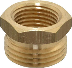 Cerro - 1/2 FPT & 3/4 MGHT Garden Hose Fitting - Brass, Male Hose to Female Pipe Connector - Benchmark Tooling