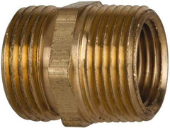 Cerro - 3/4 MGHT & 3/4 MPT Garden Hose Fitting - Brass, Male Hose to Male Pipe Connector - Benchmark Tooling