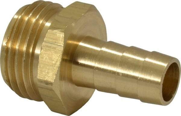 Dixon Valve & Coupling - 3/4 NH Garden Hose Fitting - Brass, Short Shank Male Connector - Benchmark Tooling