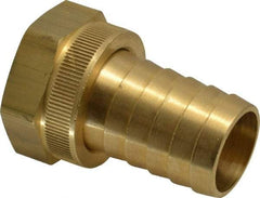 Dixon Valve & Coupling - 1 NH Garden Hose Fitting - Brass, Standard Shank Female Swivel Connector - Benchmark Tooling