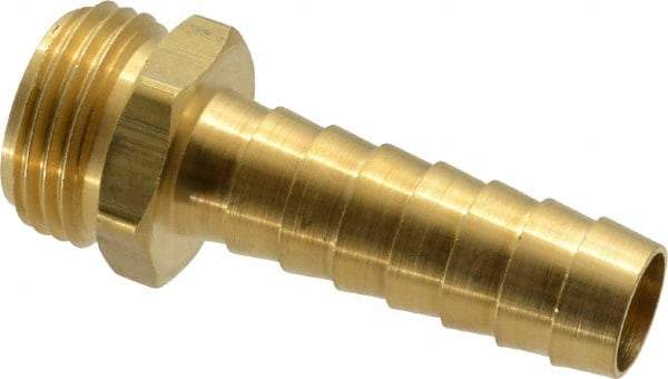 Dixon Valve & Coupling - 3/4 NH Garden Hose Fitting - Brass, Long Shank Male Connector - Benchmark Tooling