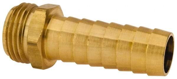 Dixon Valve & Coupling - 3/4 NH Garden Hose Fitting - Brass, Long Shank Male Connector - Benchmark Tooling