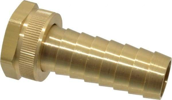 Dixon Valve & Coupling - 3/4 NH Garden Hose Fitting - Brass, Long Shank Female Swivel Connector - Benchmark Tooling