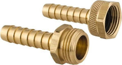 Dixon Valve & Coupling - 3/4 NH Garden Hose Fitting - Brass, Long Shank Male/Female Set Connector - Benchmark Tooling