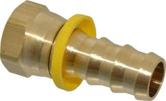 Cerro - 5/8" ID 7/8 UNF Barbed Push On Female Connector - 5/8" OD, Brass - Benchmark Tooling