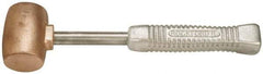 American Hammer - 5 Lb Head 2" Face Bronze Head Hammer - 13-1/2" OAL, Aluminum Handle - Benchmark Tooling