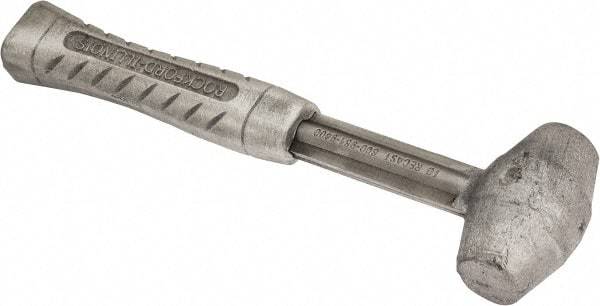 American Hammer - 3 Lb Head 1-1/2" Face Lead Alloy Nonmarring Lead Hammer - 12" OAL, Aluminum Handle - Benchmark Tooling