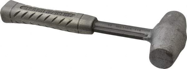 American Hammer - 4 Lb Head 1-1/2" Face Lead Alloy Nonmarring Lead Hammer - 12" OAL, Aluminum Handle - Benchmark Tooling