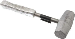 American Hammer - 7 Lb Head 2" Face Lead Alloy Nonmarring Lead Hammer - 13-1/2" OAL, Aluminum Handle - Benchmark Tooling