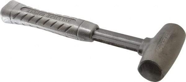 American Hammer - 3 Lb Head 1-1/2" Face Zinc Aluminum Alloy Nonmarring Hammer - 11-1/2" OAL, Aluminum Handle - Benchmark Tooling