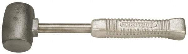 American Hammer - 5 Lb Head 2" Face Zinc Aluminum Alloy Nonmarring Hammer - 13-1/2" OAL - Benchmark Tooling