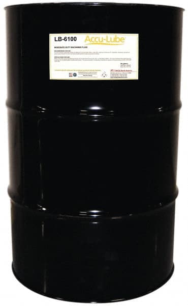 Accu-Lube - Accu-Lube LB-6100, 55 Gal Drum Cutting & Sawing Fluid - Natural Ingredients, For Cutting, Drilling, Grinding, Milling, Punching, Stamping, Tapping - Benchmark Tooling